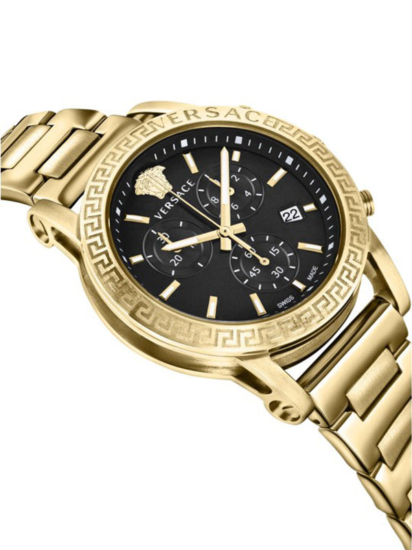 Versace Sport Tech Black Round Dial Quartz Analog Women Watch