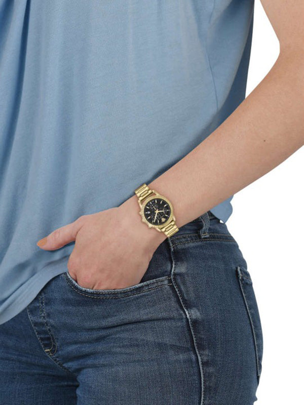 Versace Sport Tech Black Round Dial Quartz Analog Women Watch Watch Versace