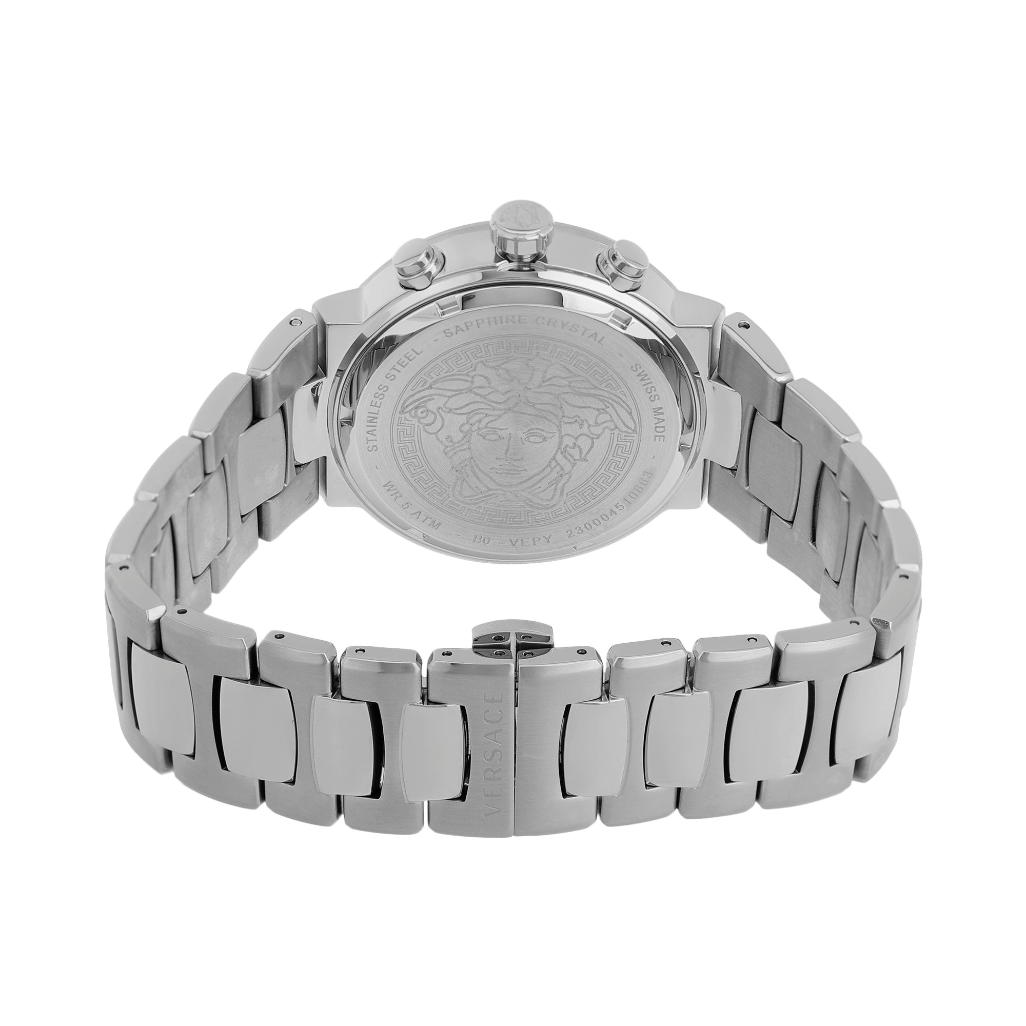 Versace Black Round Dial Quartz Analog Men Watch