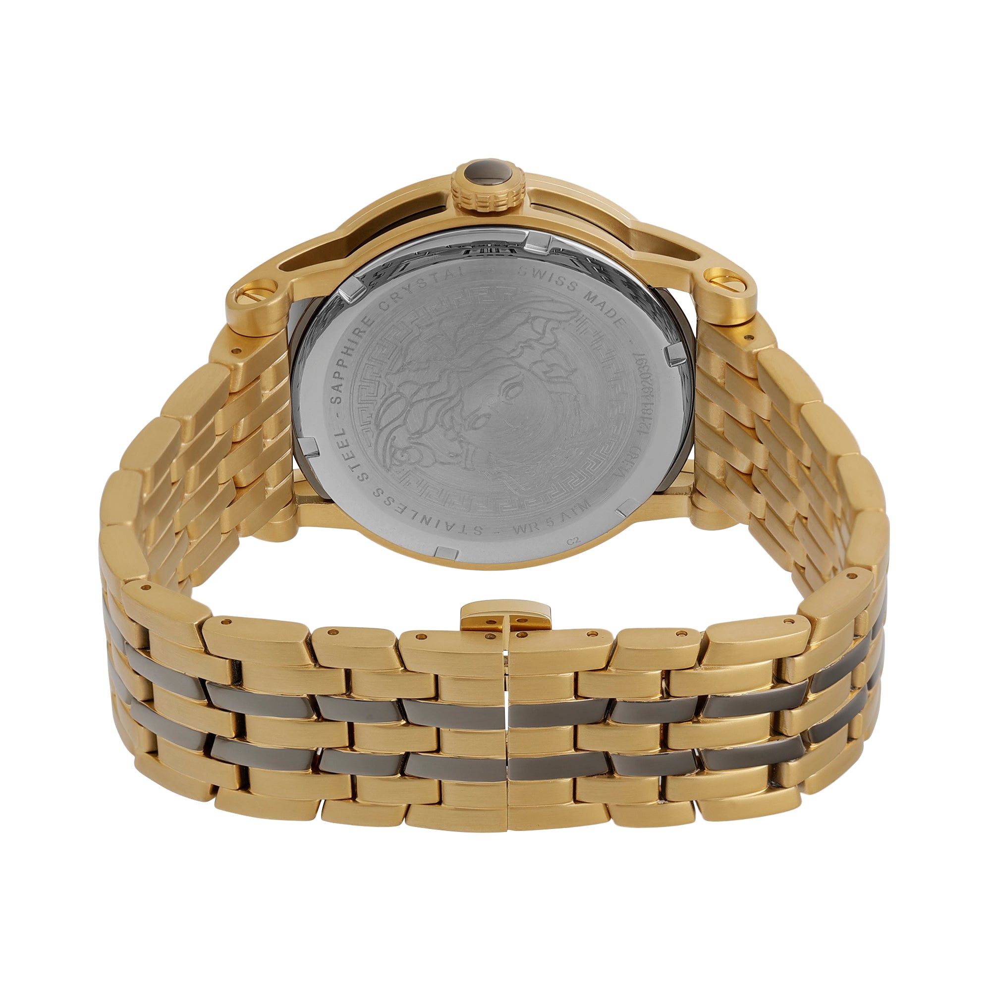 Versace White Round Dial Quartz Analog Women Watch