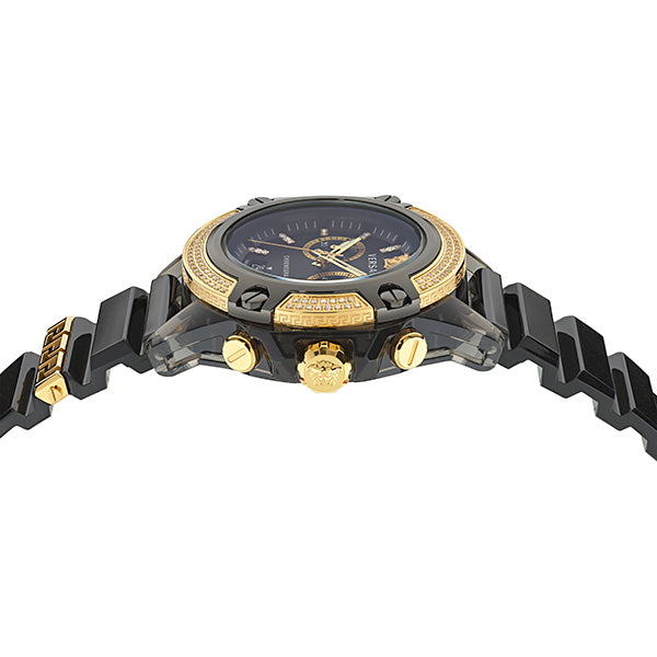 Versace Icon Active Black Round Dial Quartz Analog Unisex Watch