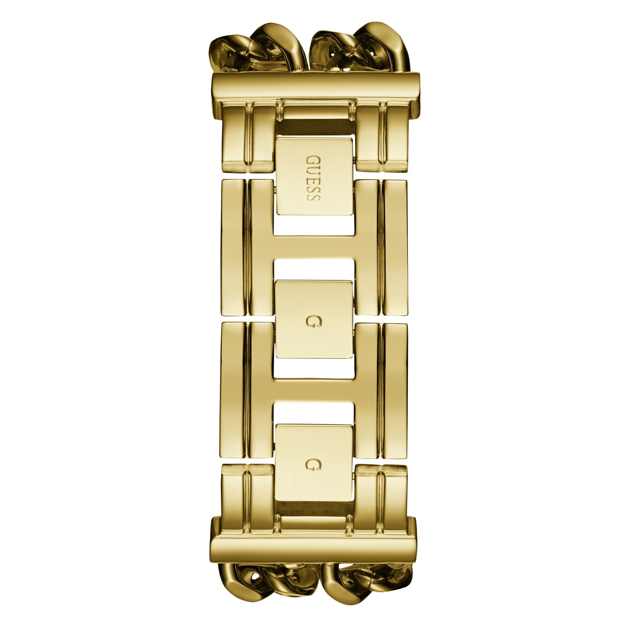 Guess Champagne Rectangle Quartz Analog Women Watch