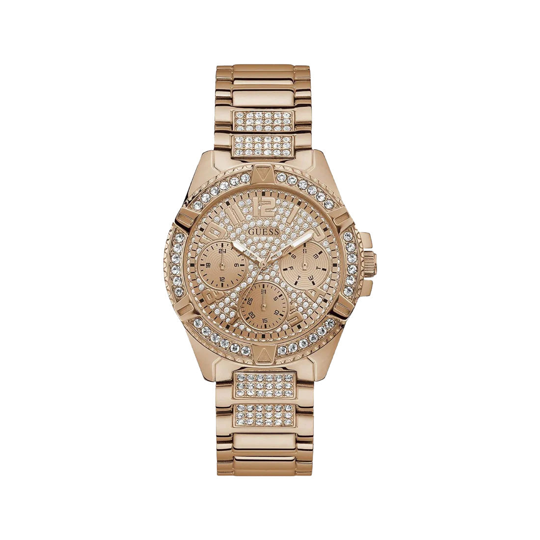 Guess Lady Frontier Rose gold Round Dial Multi-function Women