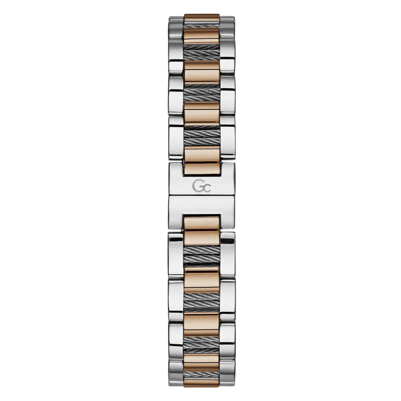 GC CableChic White Round Dial Analog Women's Watch - Y18002L1MF Watch Gc