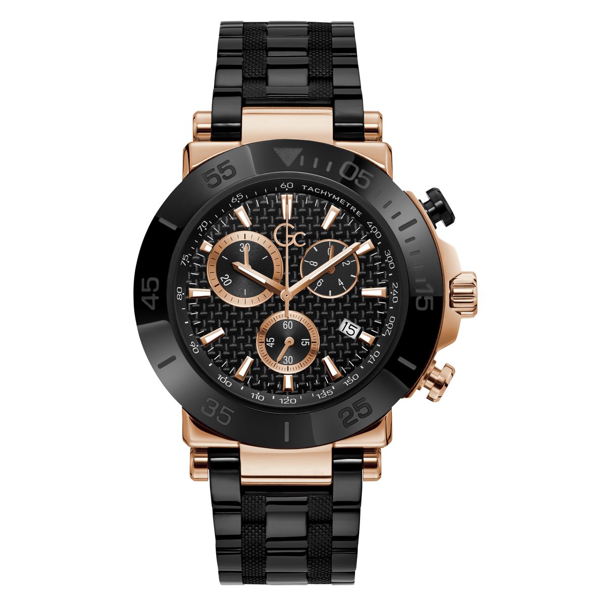 Chronograph Gc Swiss Made Watch Price Gc Sport Chic Black Round