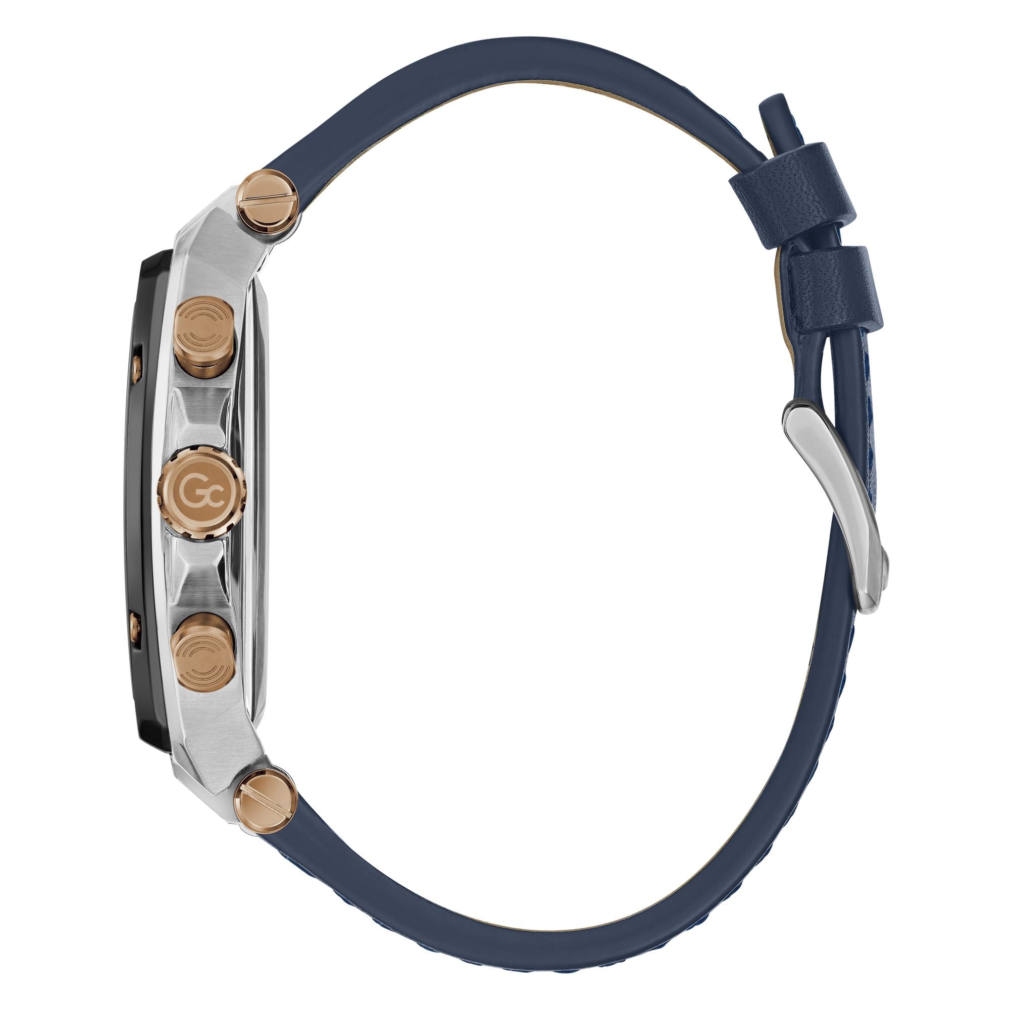 GC Spirit Tonneau Blue Round Dial Analog Men's Watch - Y83001G7MF