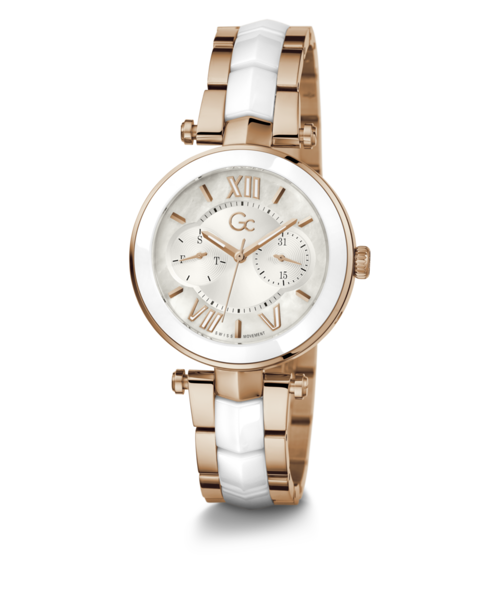 Gc Sport Chic Rose gold Round Dial Quartz Women Watch - Guess Collection