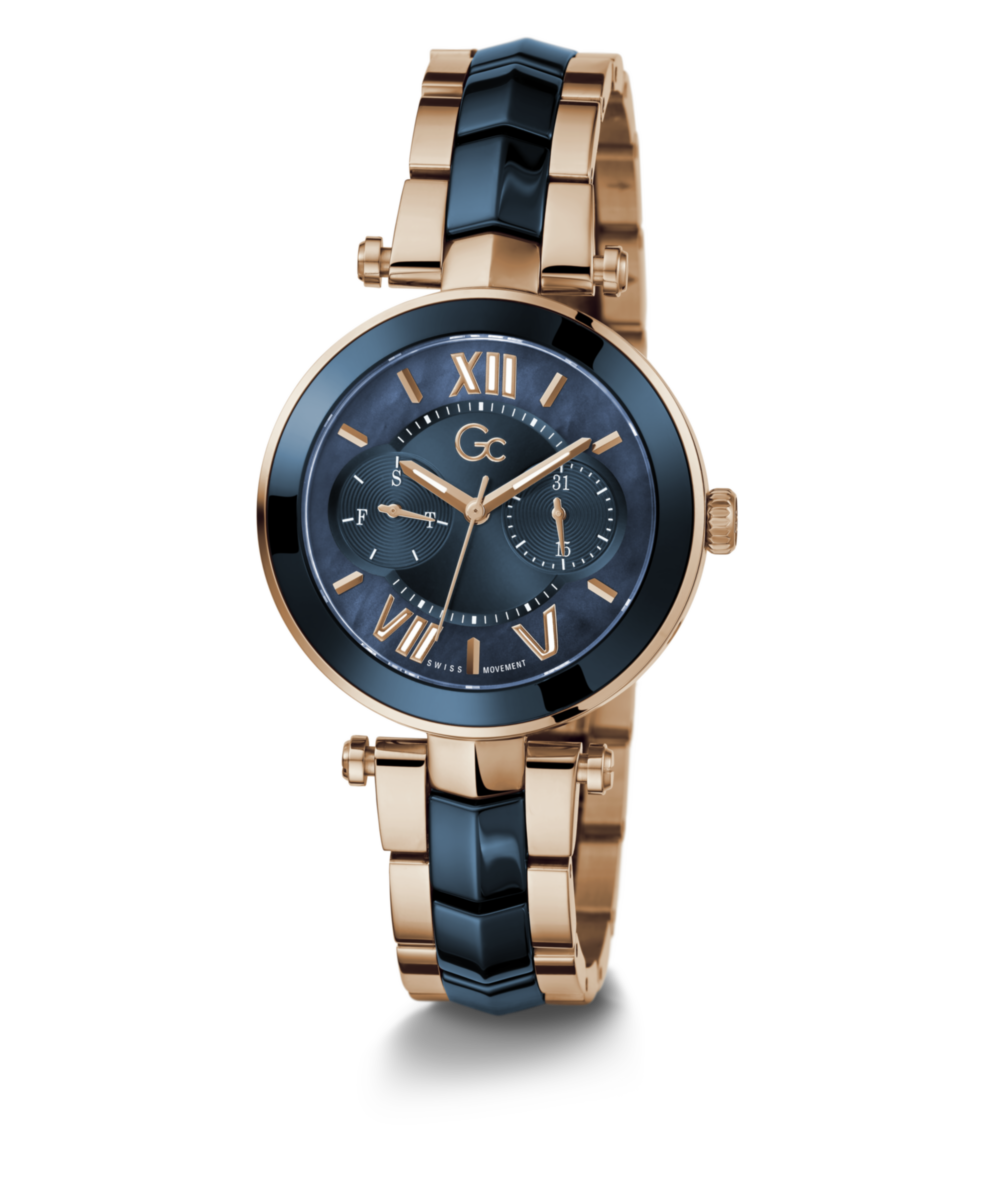 Gc Sport Chic Rose gold Round Dial Quartz Women Watch - Guess Collection