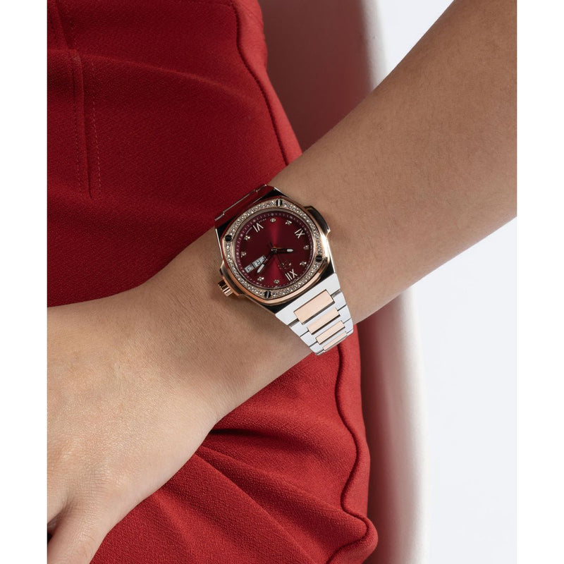 Gc Red Coussin Dial Quartz Analog Women Watch - Guess Collection Watch Gc