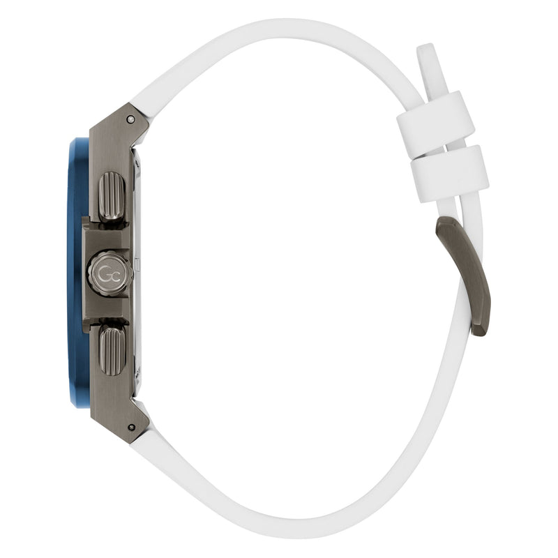 GC Coussin White Square Dial Analog Men's Watch - Y99015G7MF Watch Gc