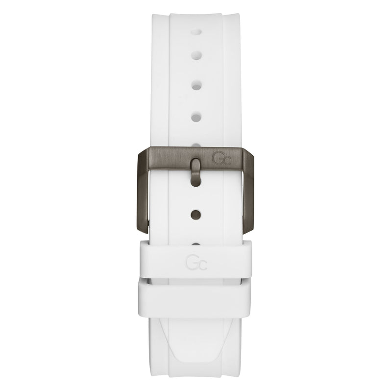 GC Coussin White Square Dial Analog Men's Watch - Y99015G7MF Watch Gc