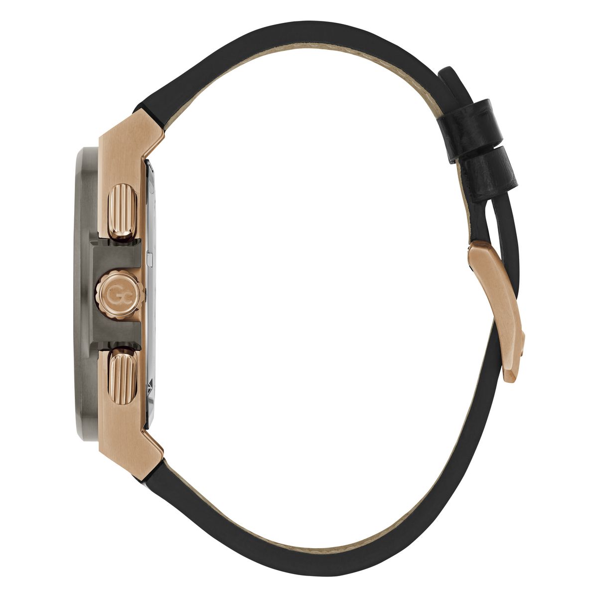 Gc Red Leather Coussin Dial Quartz Analog Men Watch - Guess Collection Watch Gc