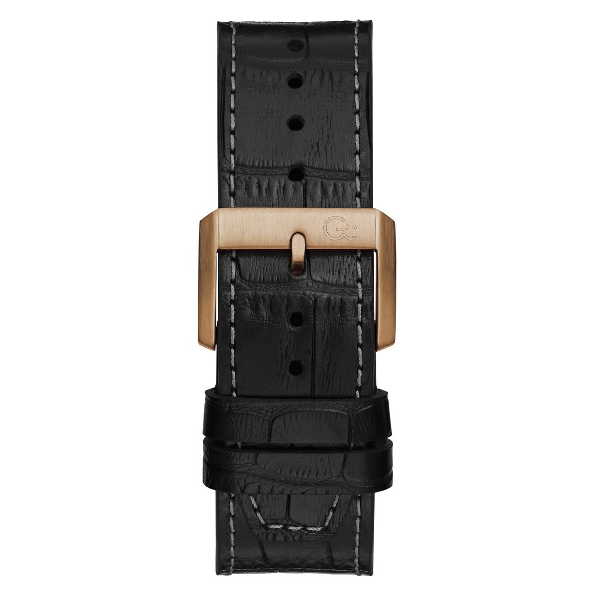 Gc Red Leather Coussin Dial Quartz Analog Men Watch - Guess