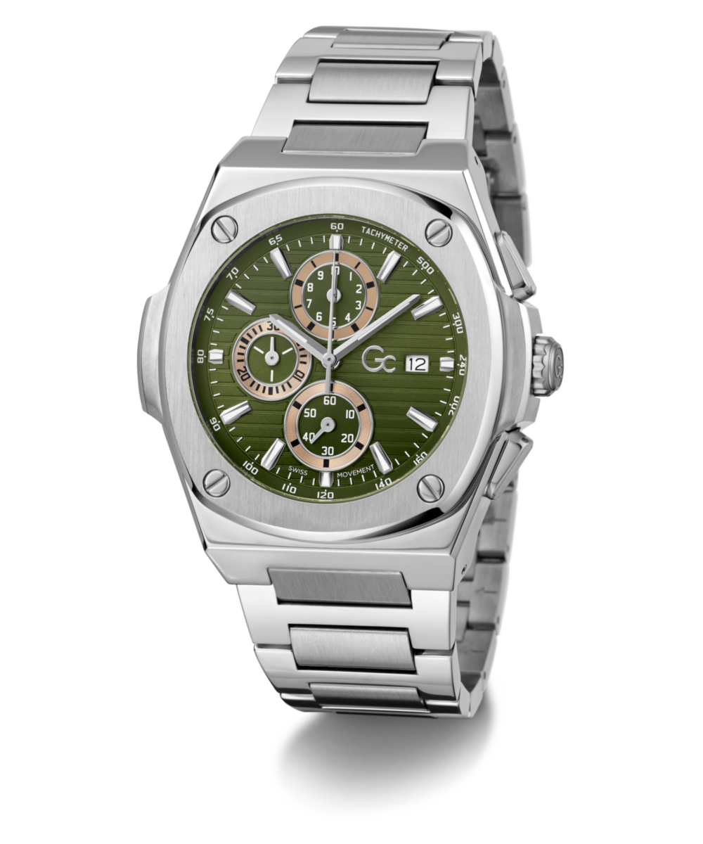 Gc Green Square Quartz Men Watch - Y99024G9 - At JUST WATCHES