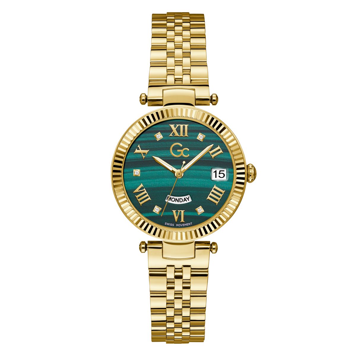 Gc Sport Chic Yellow Round Dial Quartz Women Watch Guess Collection  Z01006L9MF At JUST WATCHES