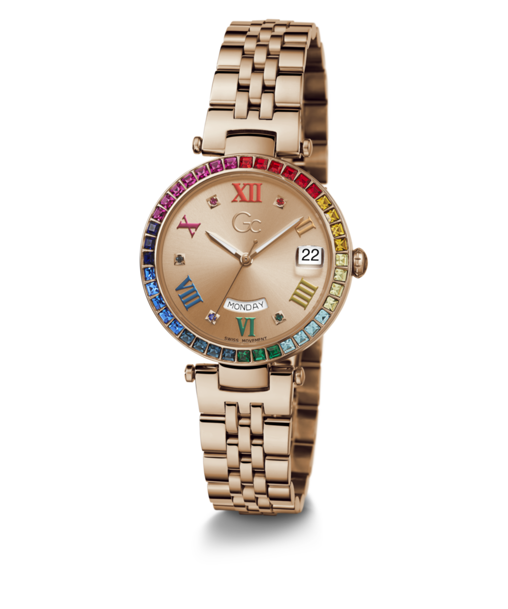 Gc Special Rose gold Round Dial Quartz Women Watch - Guess Collection
