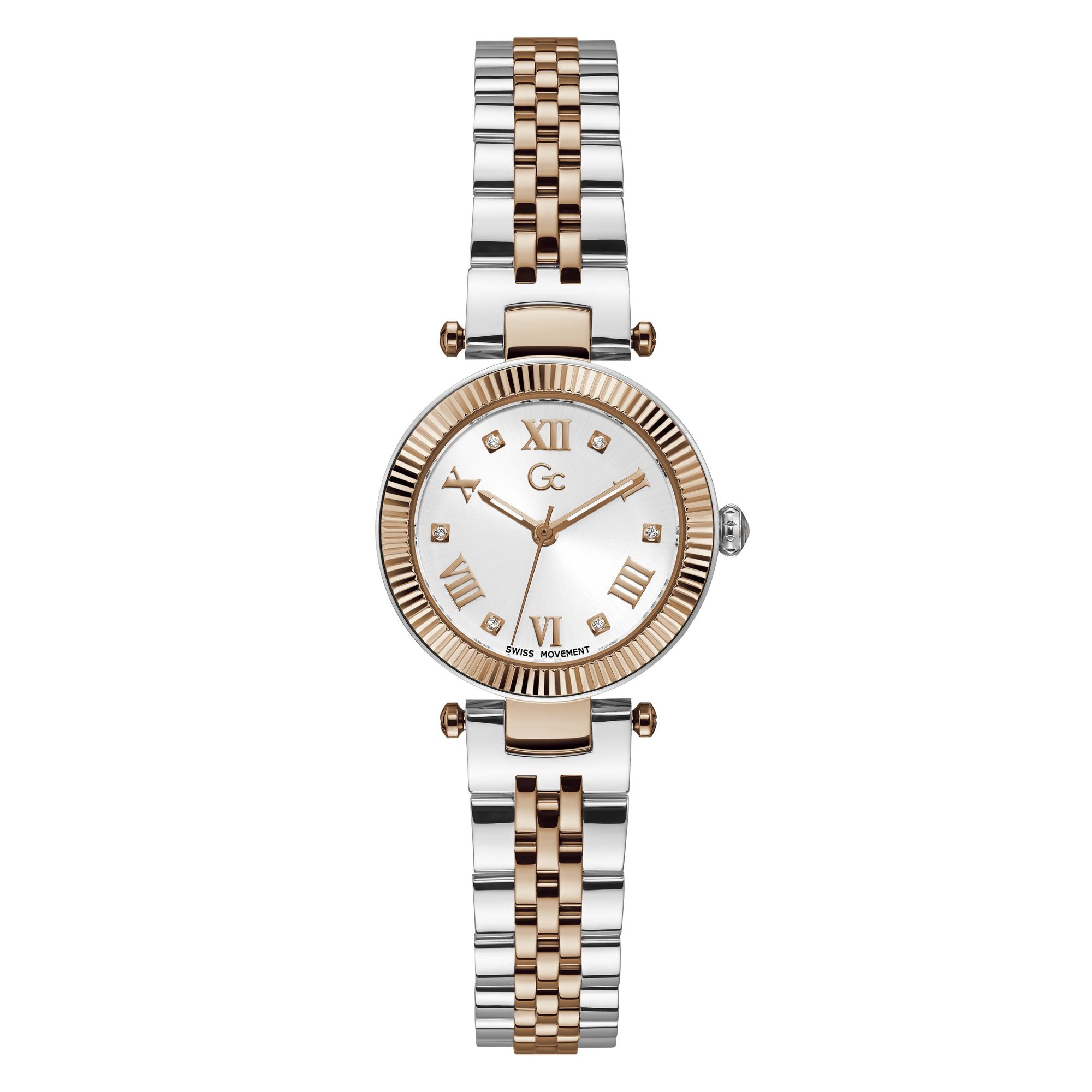 GC Flair White Round Dial Analog Women's Watch - Z02001L1MF