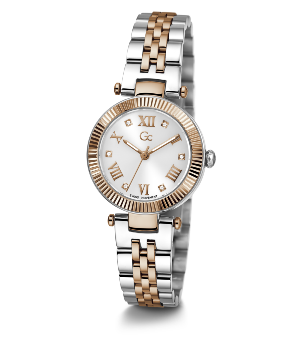 GC Flair White Round Dial Analog Women's Watch - Z02001L1MF