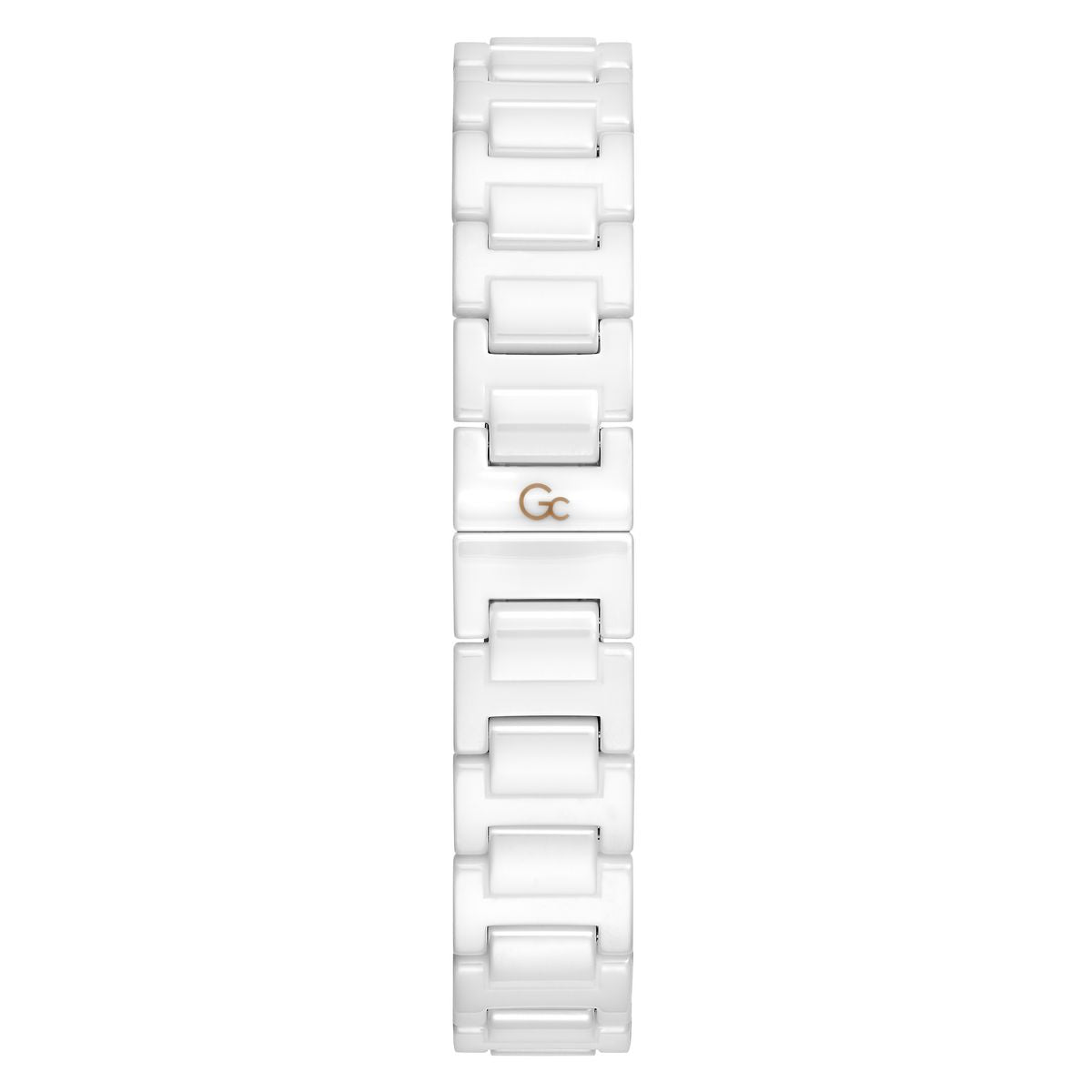 Gc White Coussin Dial Quartz Analog Women Watch - Guess Collection