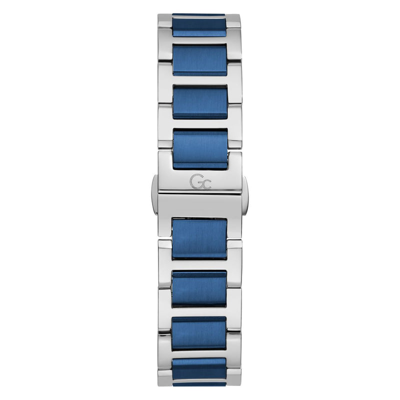 Gc Sport Chic Silver Round Dial Quartz Men Watch - Guess Collection Watch Gc