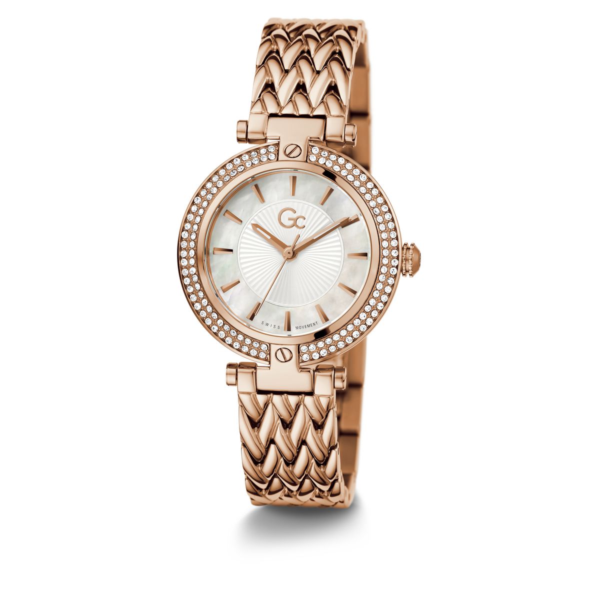 Gc Sport Chic Rose gold Round Dial Quartz Women Watch Guess