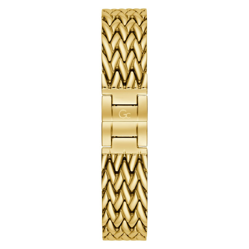 Gc Sport Chic Yellow Round Dial Quartz Women Watch - Guess Collection Watch Gc