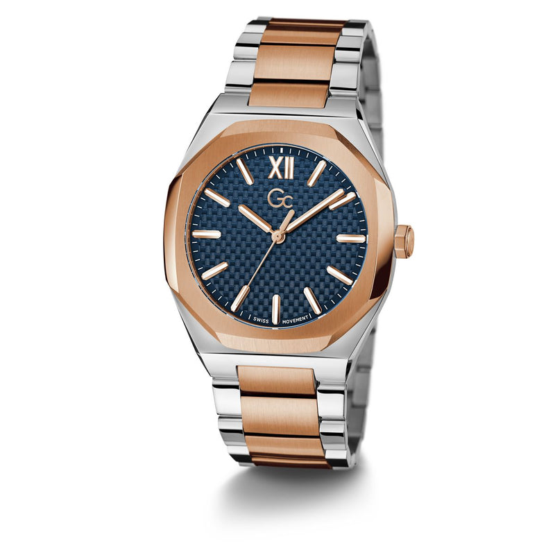 Gc Sport Chic Silver Tonneau Dial Quartz Analog Men Watch - Guess Collection Watch Gc