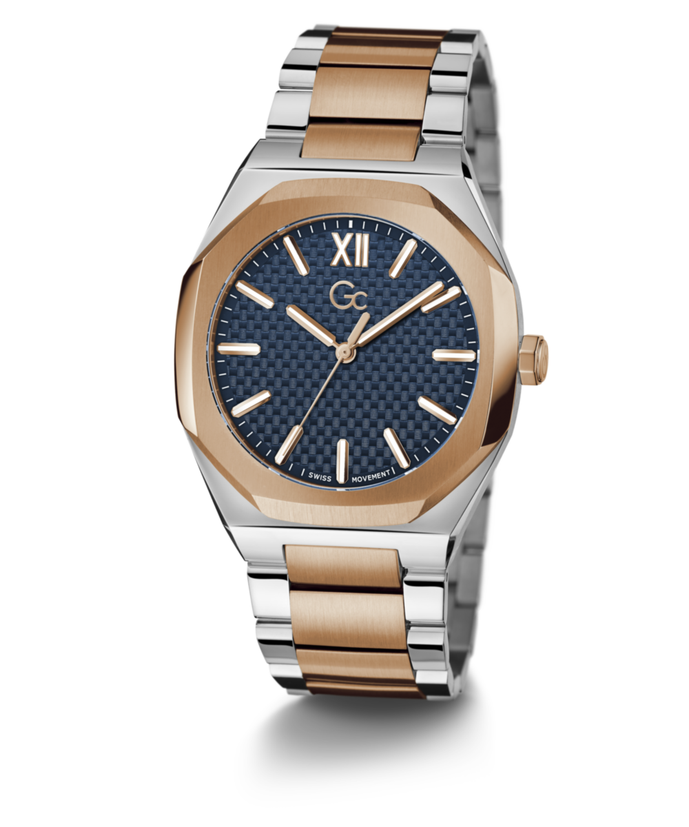 Gc Sport Chic Silver Tonneau Dial Quartz Analog Men Watch - Guess Collection