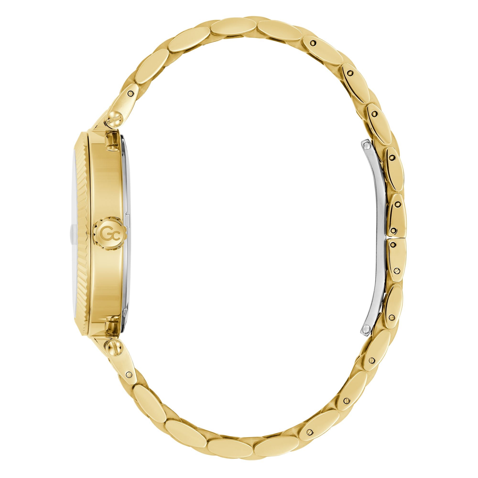 GC Flair Yellow Gold Round Dial Analog Women's Watch - Z36002L6MF