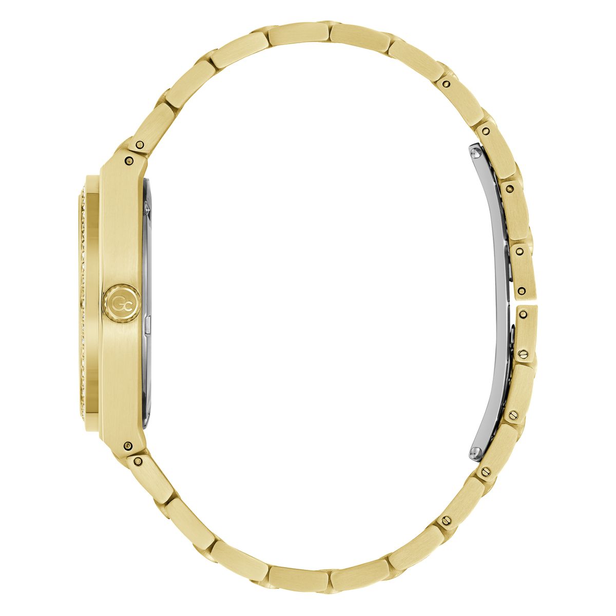 Gc Prodigy White Round Dial Quartz Analog Women Watch - Guess Collection