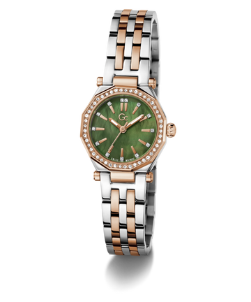 Gc Gleam Mini Green Round Quartz Women Watch Watch Gc
