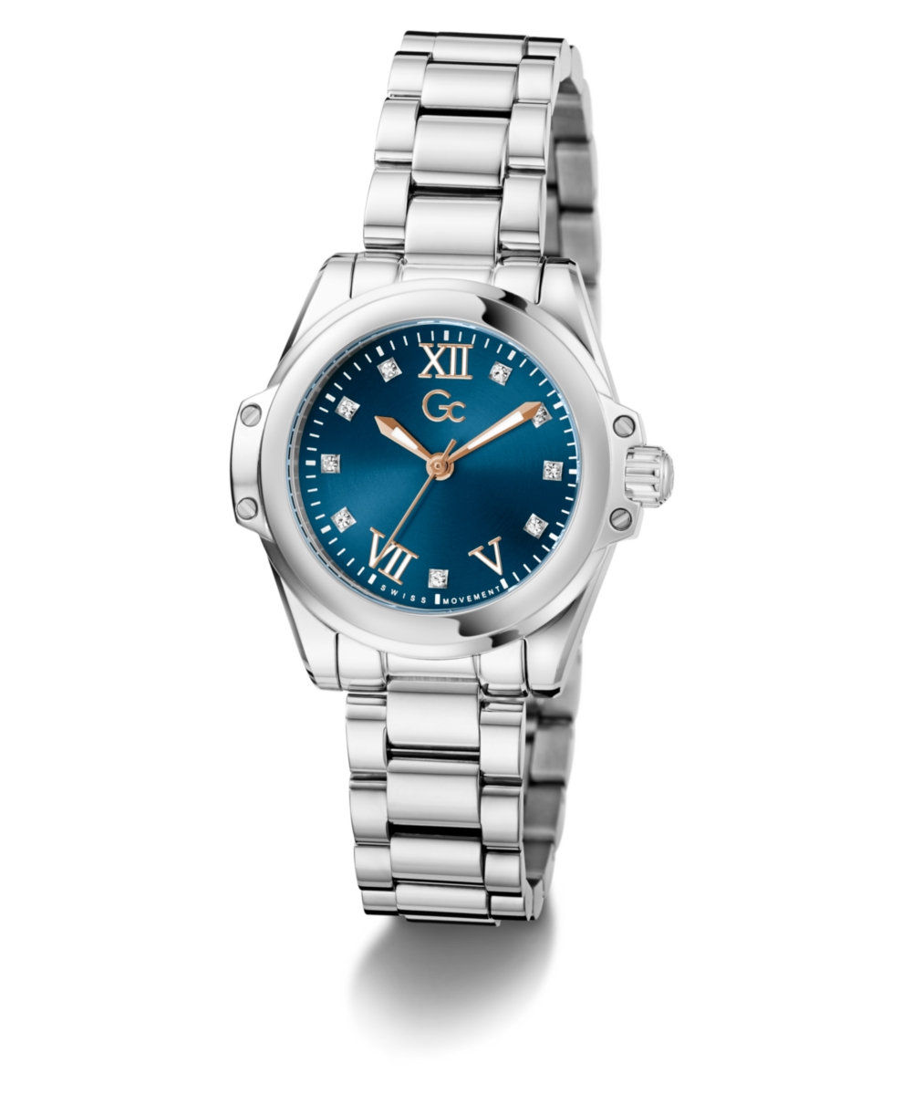 Gc Bolt Lady Mini Blue Round Quartz Women Watch