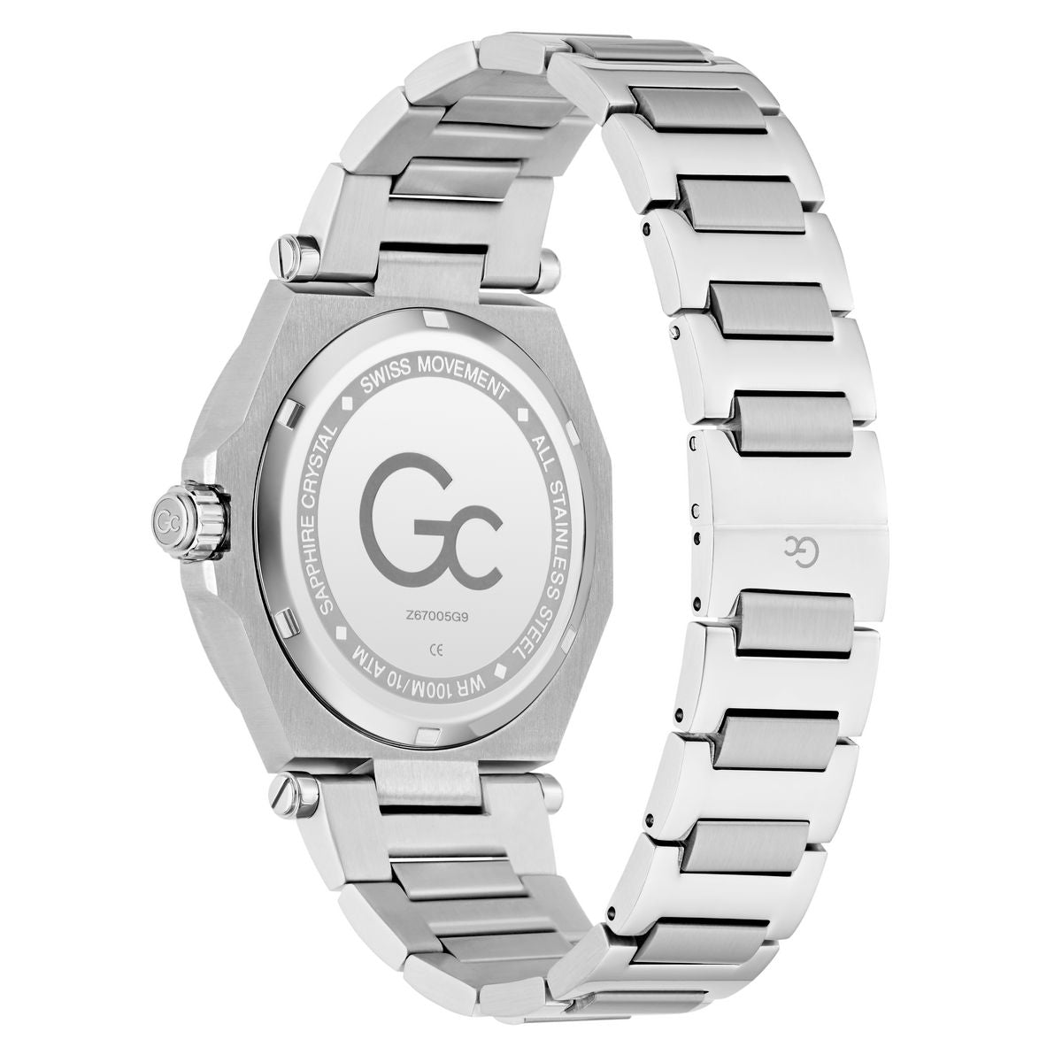 Gc Round 42mm Green Dial Analog Men Watch - Z67005G9