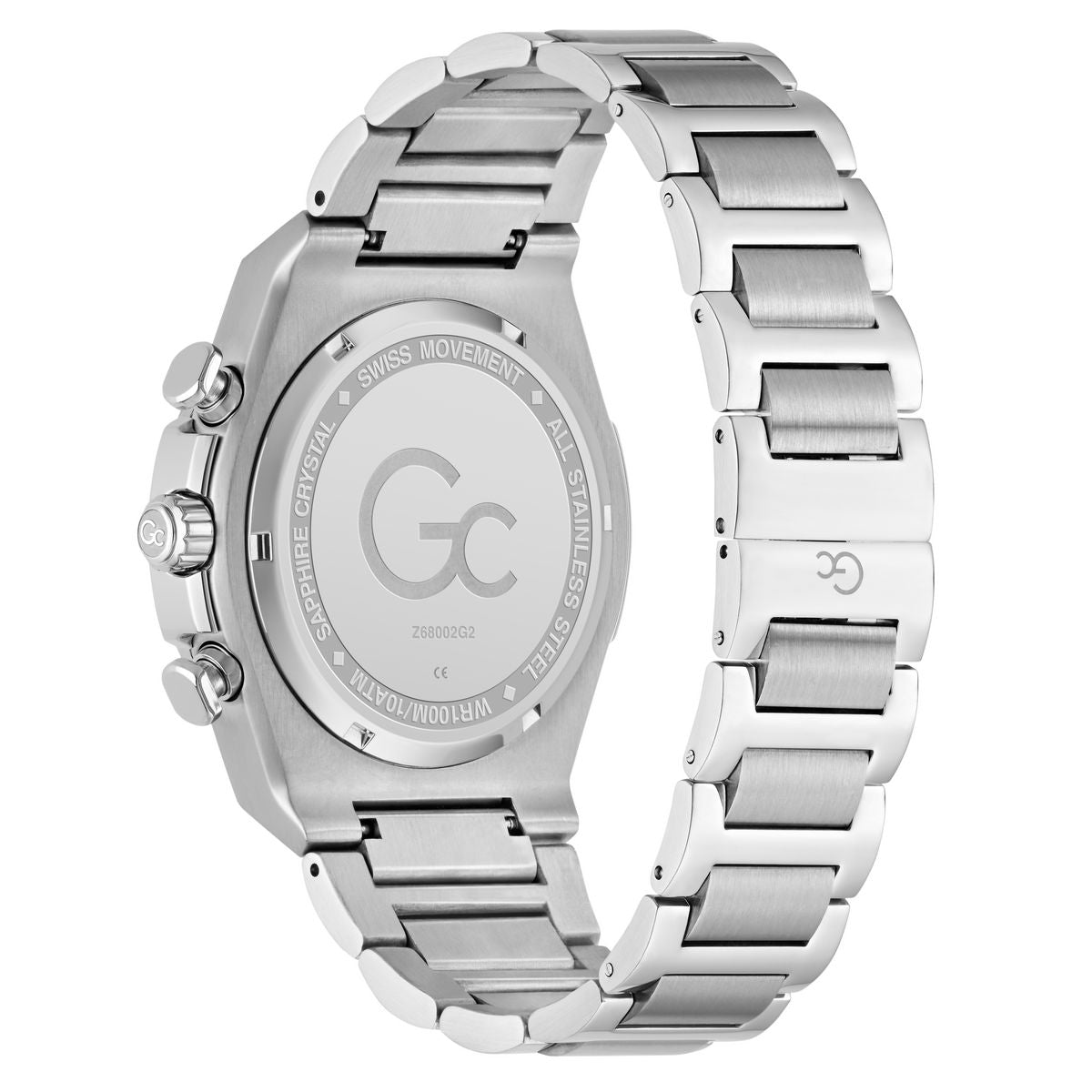 Gc Round 45mm Black Dial Analog Men Watch - Z68002G2