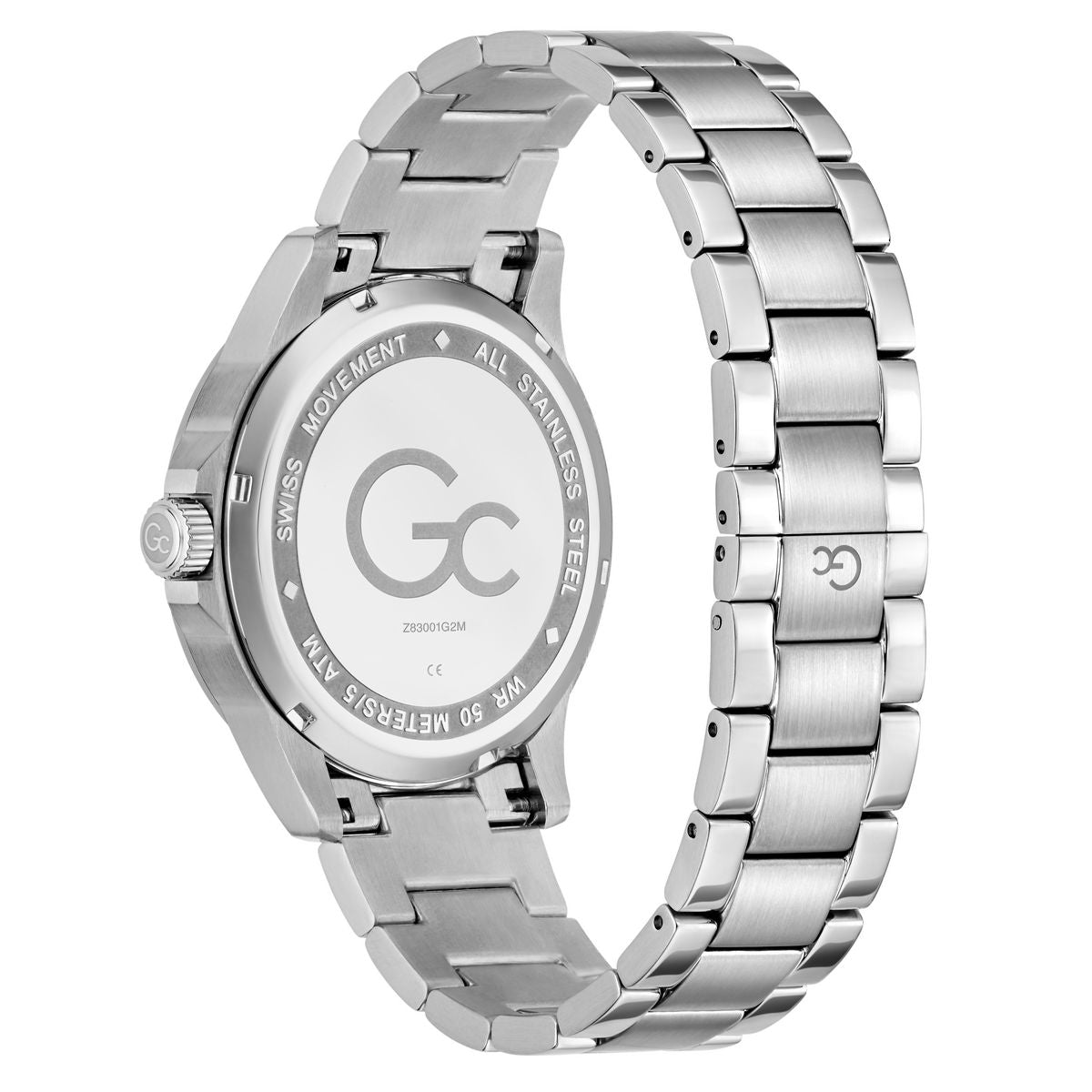 Gc Round 42mm Black Dial Analog Men Watch - Z83001G2M