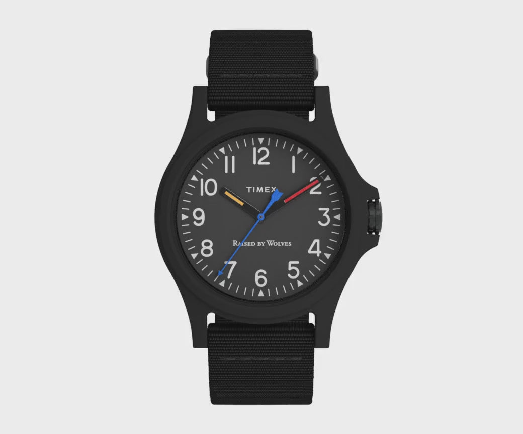 Timex Round 40mm Black Dial Analog Men Watch - TW2W42000X6