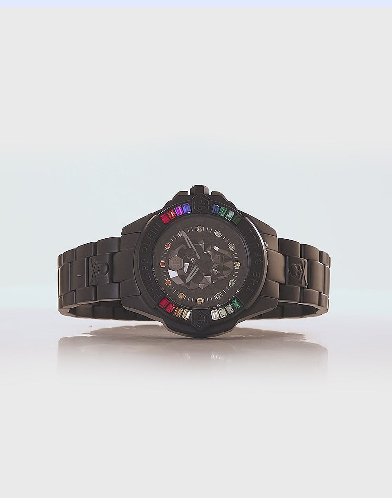 Philipp Plein The $Kull Black Dial Quartz Unisex Watch Watch Philipp Plein