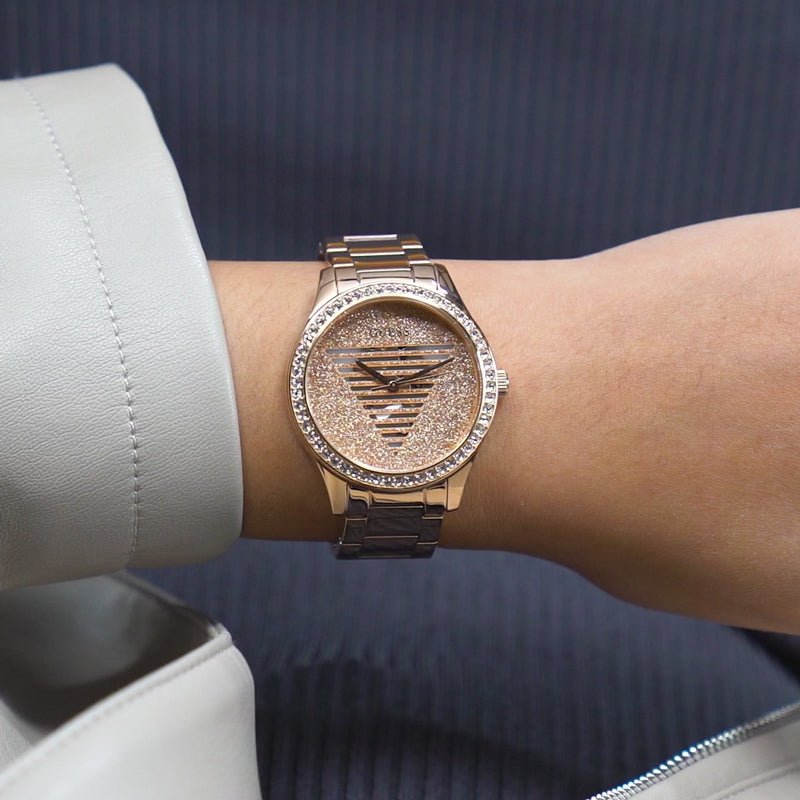 Guess Trend Rose gold Round Dial Analog Women Watch Watch Guess