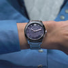 Guess Arc Blue Round Dial Quartz Analog Men Watch Watch Guess