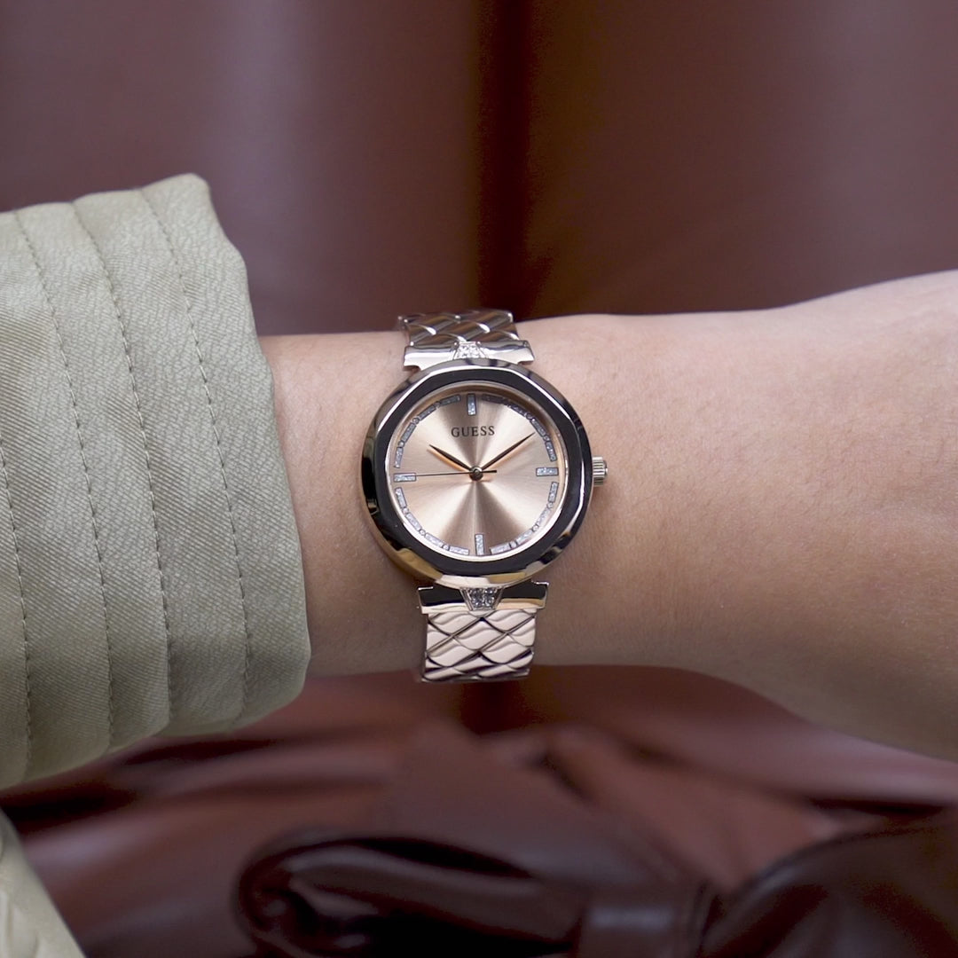 Guess Rumour Rose gold Round Dial Analog Women Watch