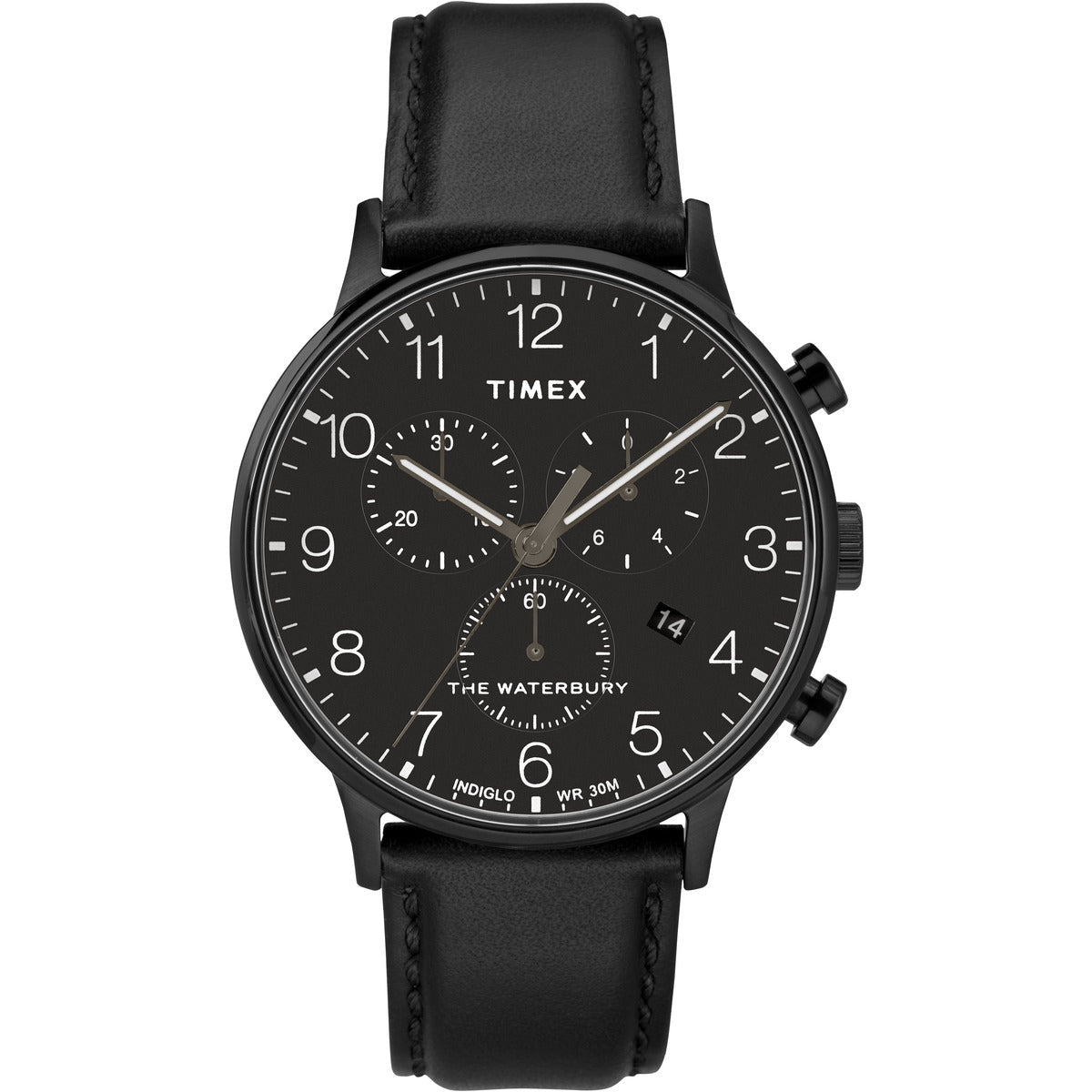 Timex Waterburry Round 21mm Black Dial Analog Men Watch - TW2R71800UJ Watch Timex