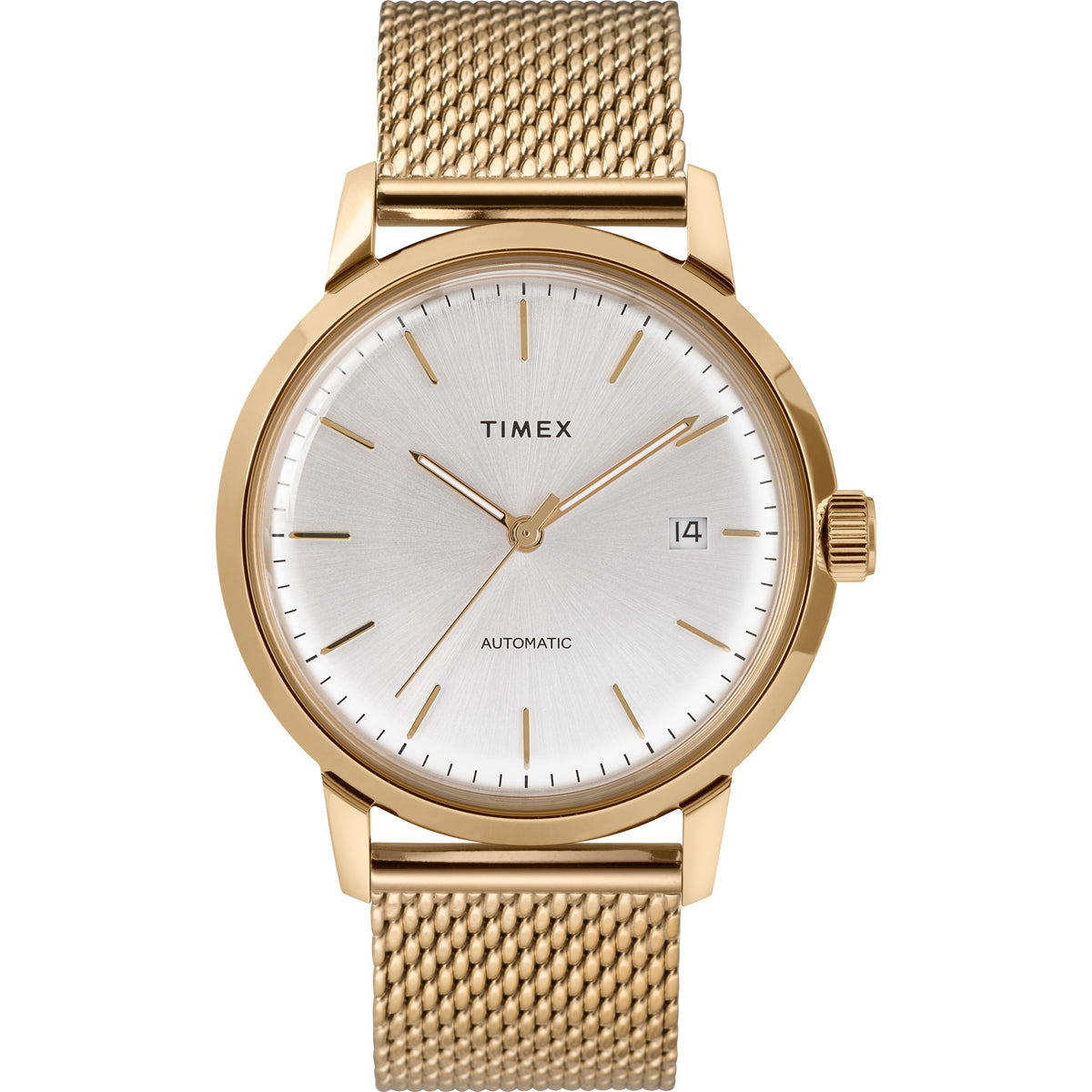 Timex Marlin Round 21mm Silver Dial Analog Men Watch - TW2T34600U9 Watch Timex