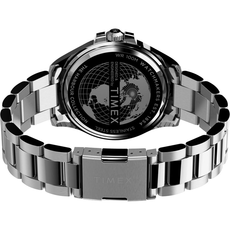 Timex Trend Round 21mm Black Dial Analog Men Watch - TW2U41700UJ Watch Timex