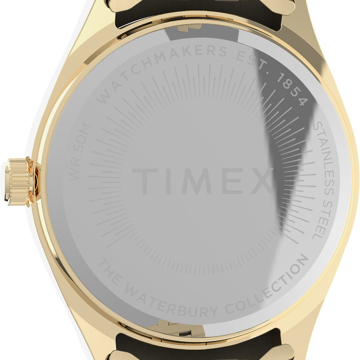 Timex Trend Round 21mm Gold Dial Analog Women Watch - TW2U78500UJ