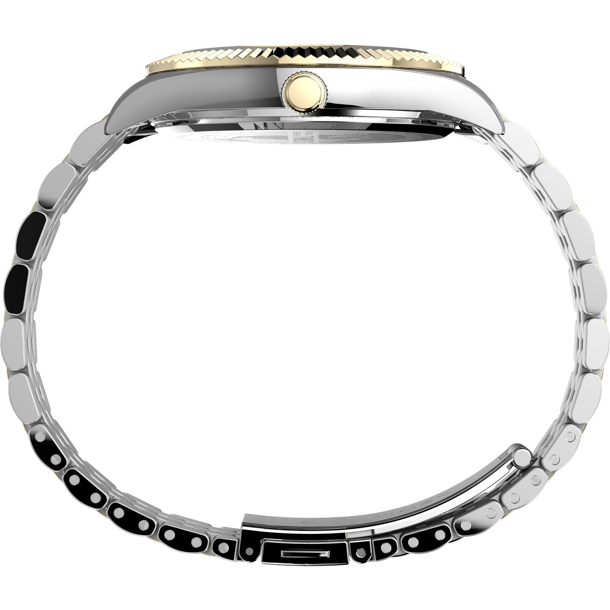 Timex Trend Round 41mm Black Dial Analog Men Watch - TW2V17600UJ Watch Timex