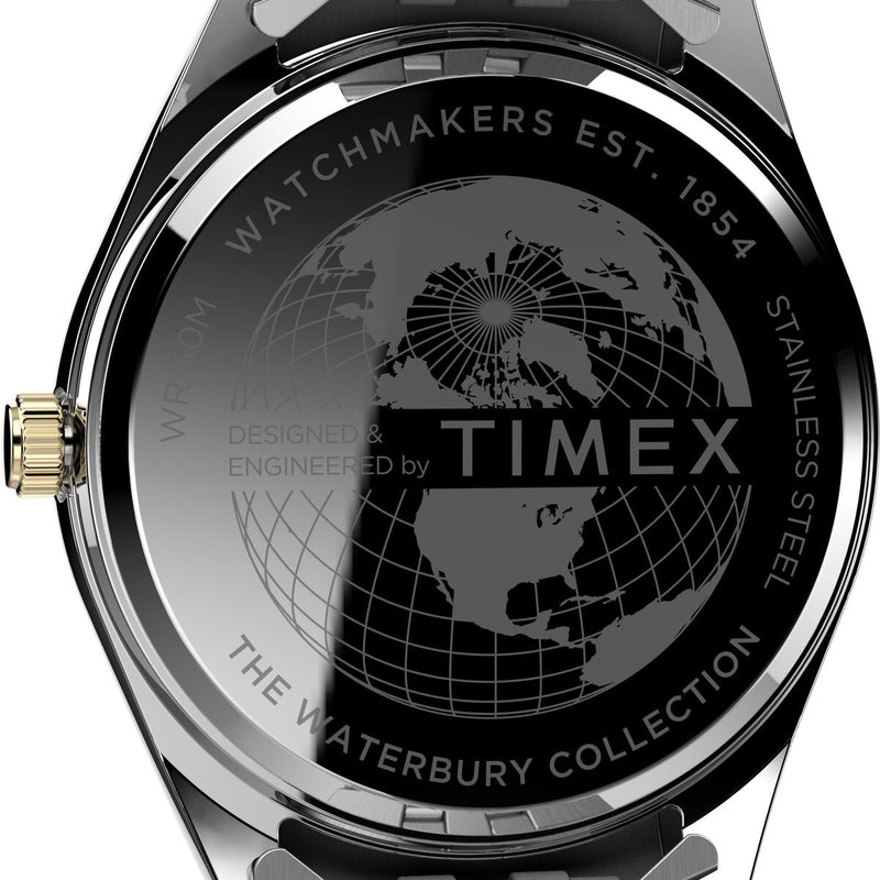 Timex Trend Round 41mm Black Dial Analog Men Watch - TW2V17600UJ Watch Timex