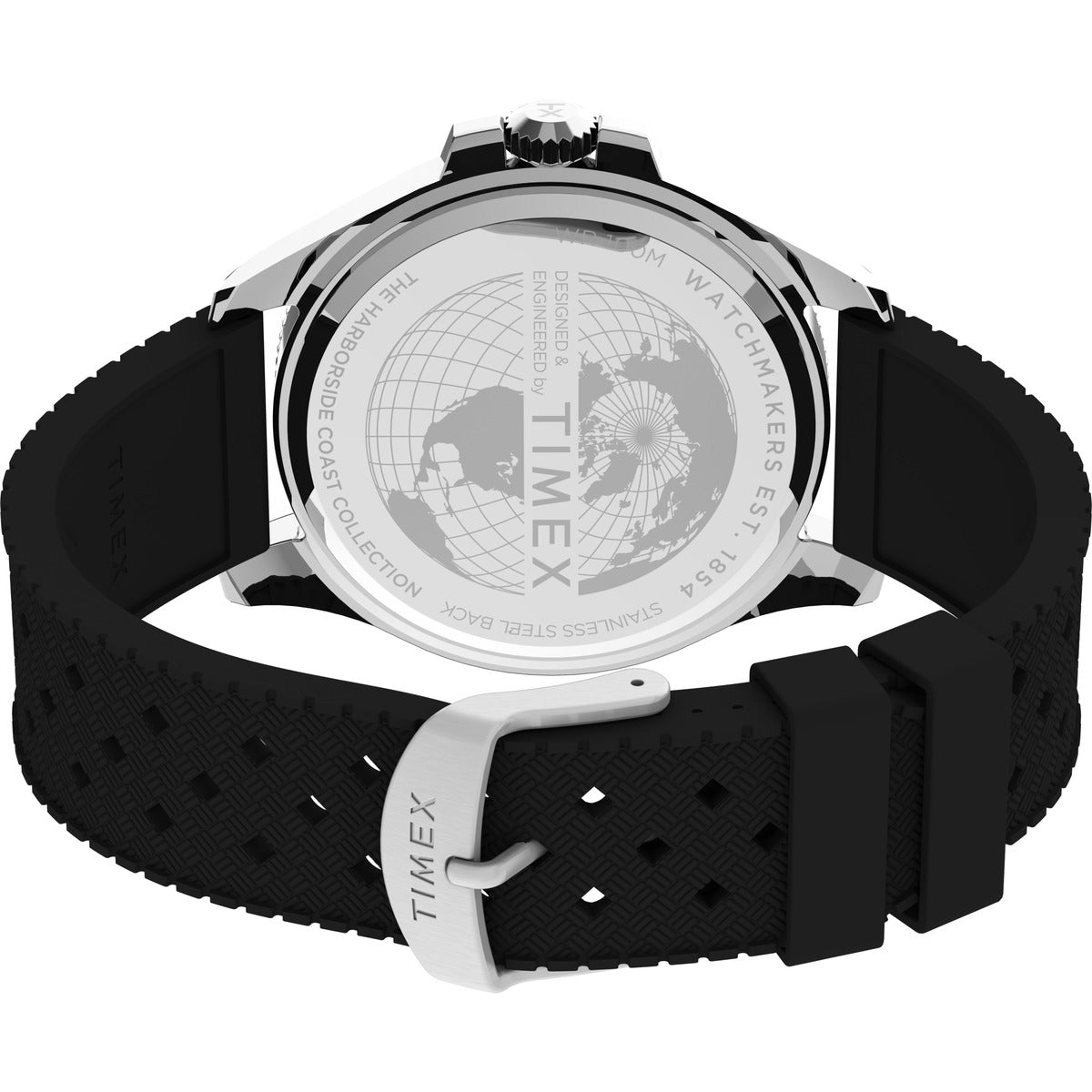 Timex Trend Round 21mm Black Dial Analog Men Watch - TW2V27200UJ Watch Timex