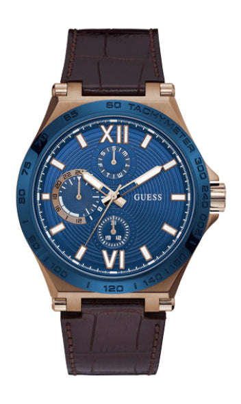 Guess Renegade Blue Dial Men's Watch -GW0204G2 – Just Watches