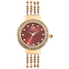 Guess Collection Maroon Dial Women's Watch -G2101-33