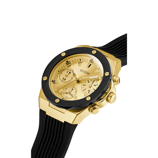 Guess Athena Champagne Round Dial Multi-function Women Watch Watch Guess